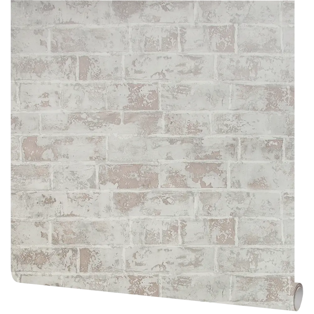 Обои флизелиновые Palitra Life Brick серые 1.06 м PL71412-14 82424603 STLM-2045401