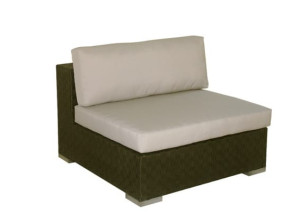 Модульный садовый диван из синтетического волокна