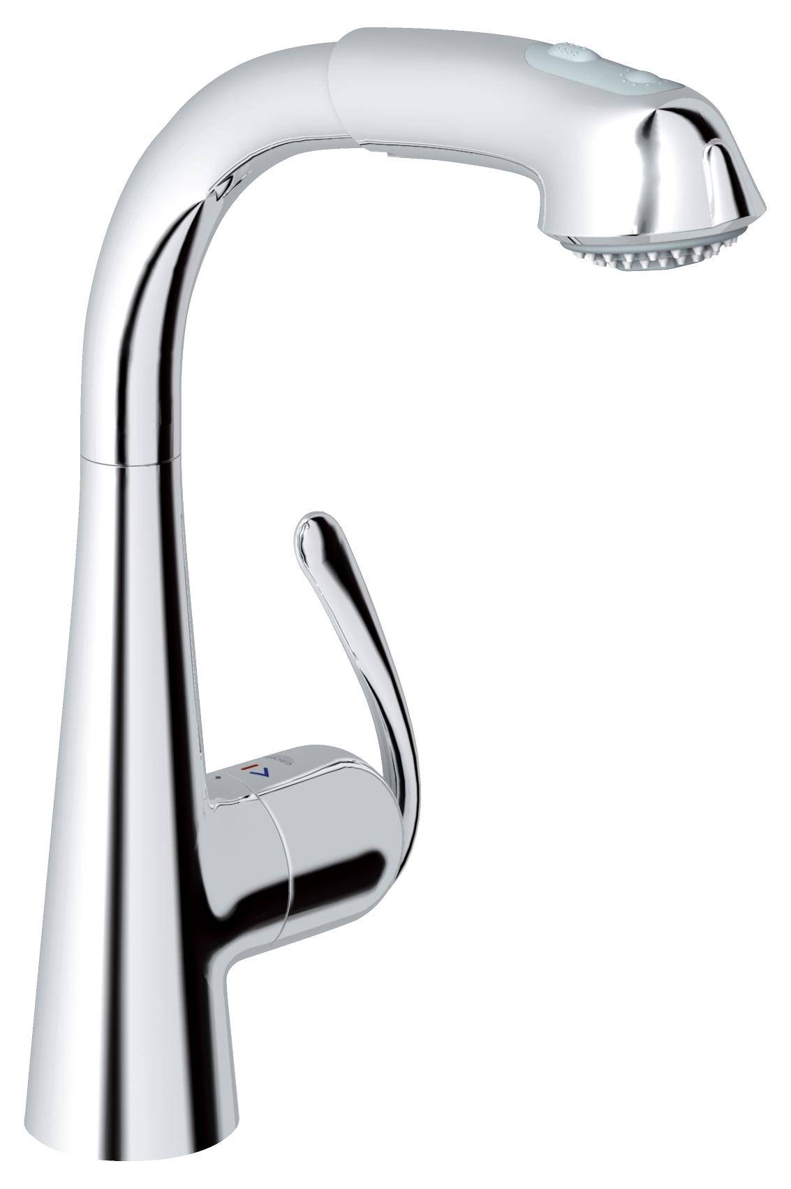 32553000 Смеситель для кухни Grohe Zedra хром - Вид №1
