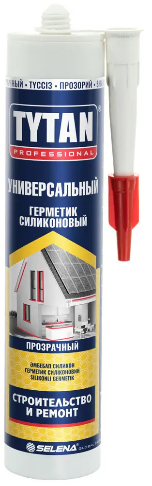 Герметик силиконовый Tytan универсальный прозрачный для внутренних и наружных работ 83612694