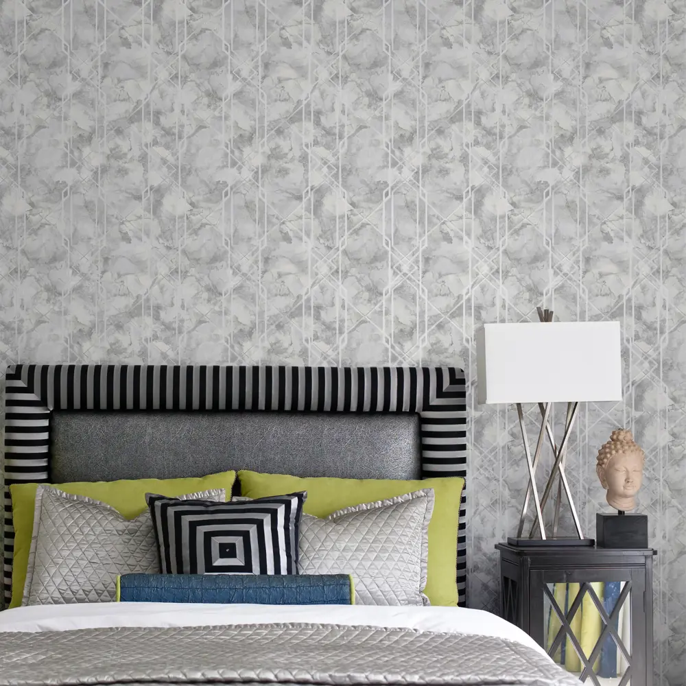 Дизайнерские флизелиновые обои Erismann Corsica темно-серый 88910097 STLM-0827664 - Вид №3