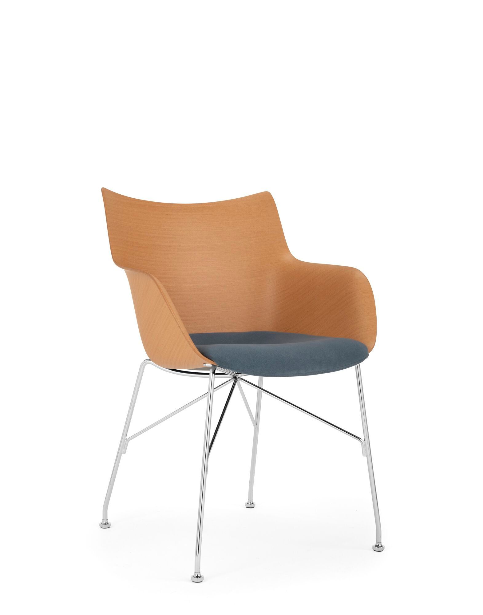 Стул из шпона с мягким сиденьем Kartell Smart Wood ARCH-00115259 - Вид №10