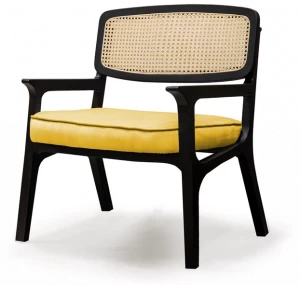 Mambo Unlimited Ideas Кресло из дерева с подлокотниками Karl