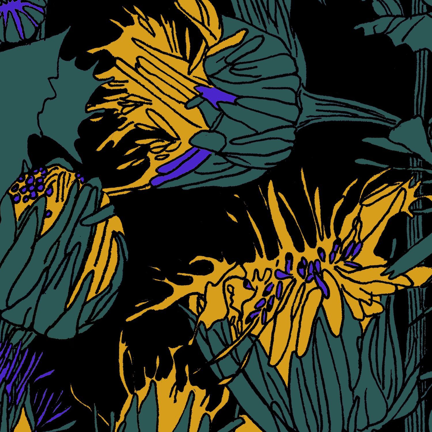 Обои с цветочными мотивами Ressource Forestine ARCH-00075498 - Вид №3