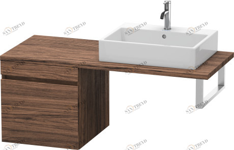 DS533202121 DuraStyle Шкафчик для консоли Орех темный декор Duravit