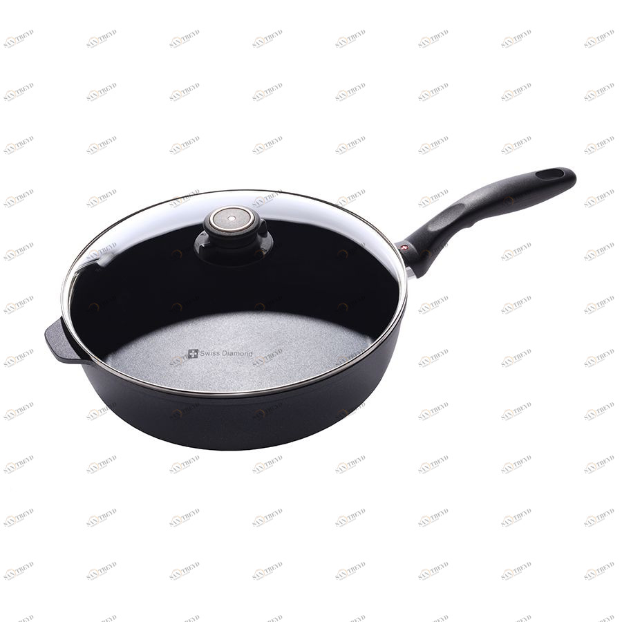 Сотейник Swiss Diamond со стеклянной крышкой, Ø28 см XD6728C