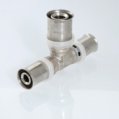 VTm.231.N.262020 Пресс-фитинг – тройник Valtec 26 х 20 х 20 мм  - Вид №3