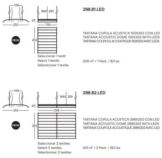 Подвесная акустическая панель SANCAL TARTANA ARCH-00054525 - Вид №1