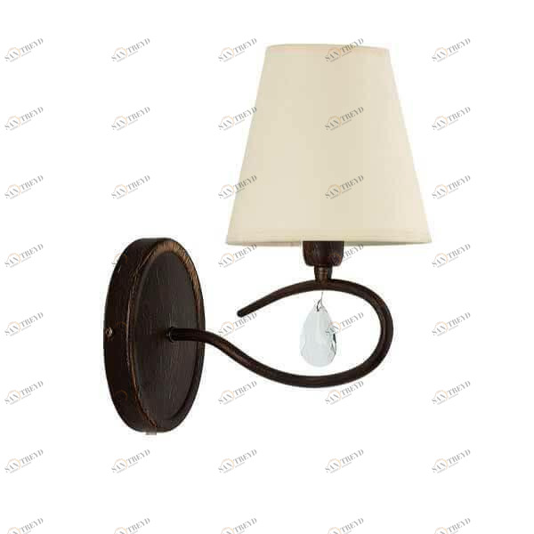 Бра металлическое с абажуром бежевое Bali Premium 11630 ALFA BALI PREMIUM 00-3949076 Бежевый 