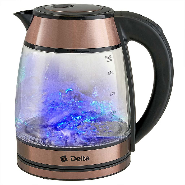 9233362 Электрочайник DELTA DL-1120 коричневый STDN-0083080 - Вид №5