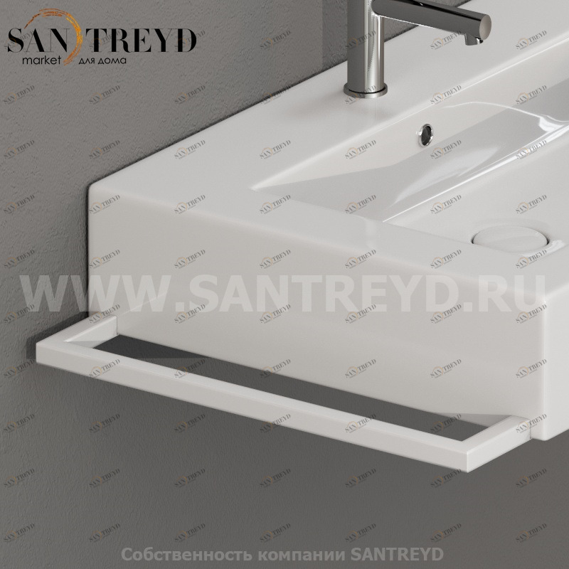 POSBO Держатель для полотенец 46 см Белый Globo Incantho Италия Ceramica Globo