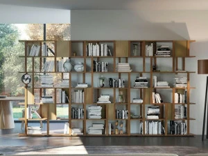 Pacini & Cappellini Открытый двухсторонний деревянный стеллаж  5546