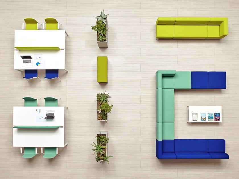 Pedrali Садовая скамейка из полиэтилена / плантатор Kado Pot - Вид №3