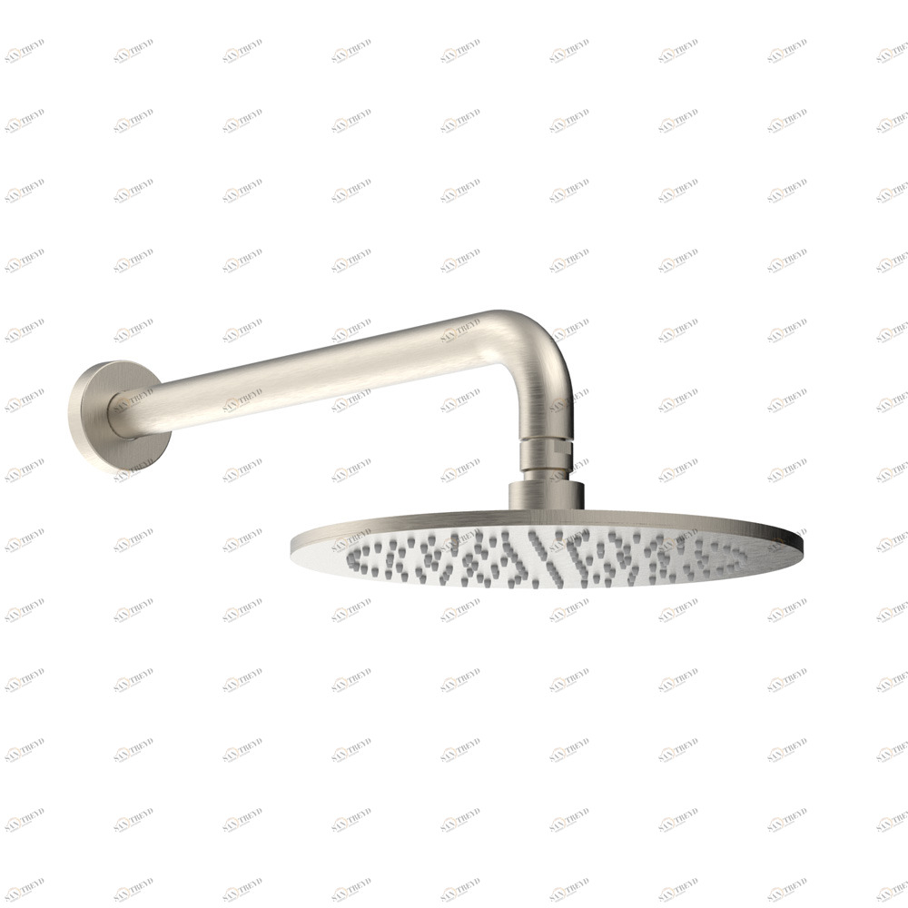 Graffio Круглая лейка душа Ø 240 мм с круглым держателем 350 мм. GY802 