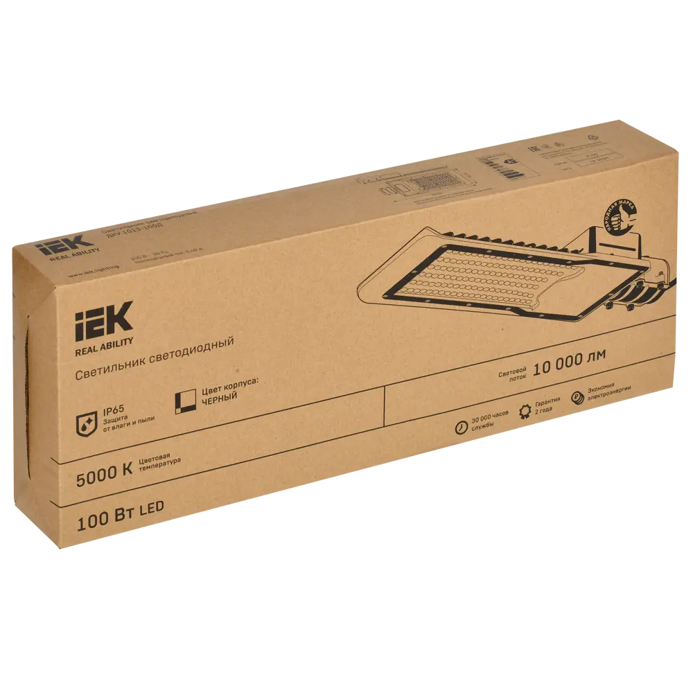 Светильник светодиодный уличный IEK «ДКУ» 1013-100Д 100 Вт 5000 К IP65 STLM-2210889 - Вид №6