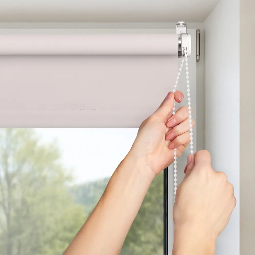 Штора рулонная блэкаут 120x160 см светло-серая PRAKTO BLACKOUT STLM-2058408 - Вид №5