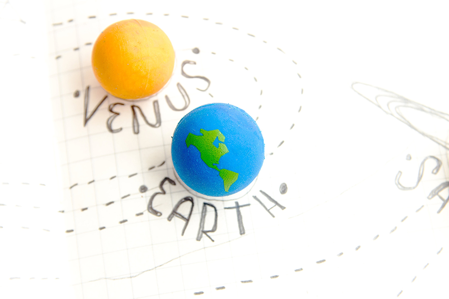 SK ERASERPLAN1 Набор ластиков «Солнечная система» Suck UK  - Вид №2