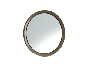 Настенное деревянное зеркало с рамкой