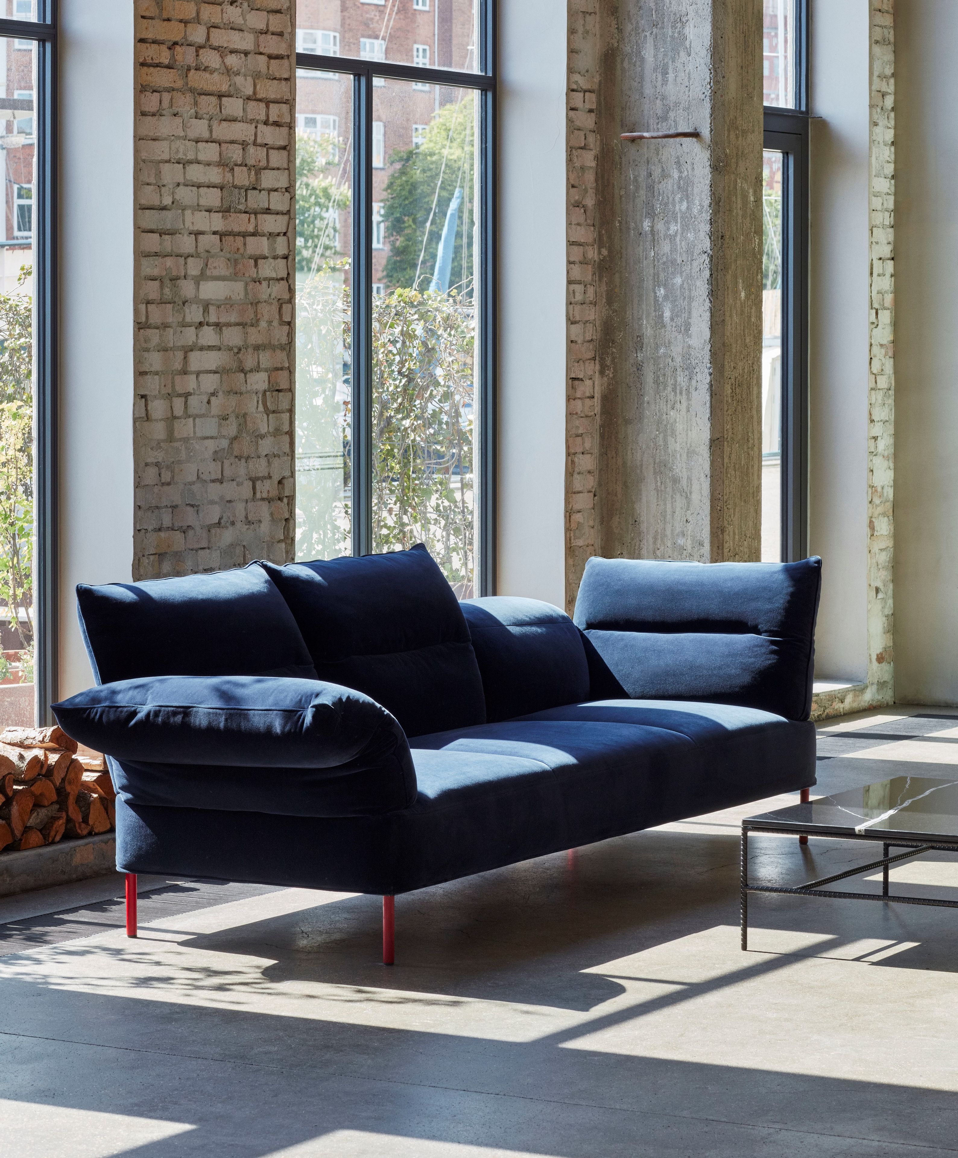 Прямоугольный мраморный журнальный столик Hay арматура ARCH-00107983 - Вид №21