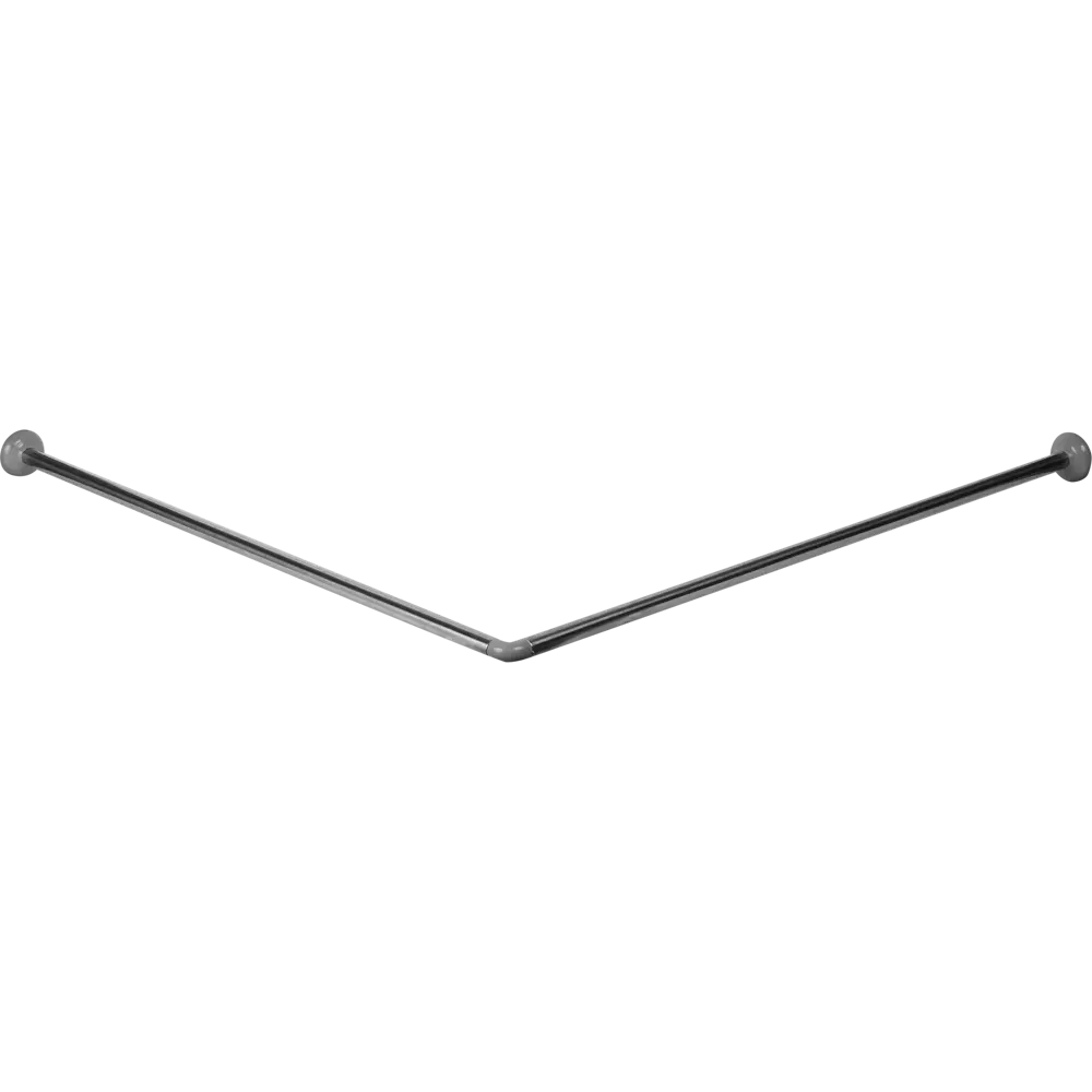 VIDAGE Угловой карниз для ванной хром 90 см с регулировкой длины 82001117 STLM-0016907