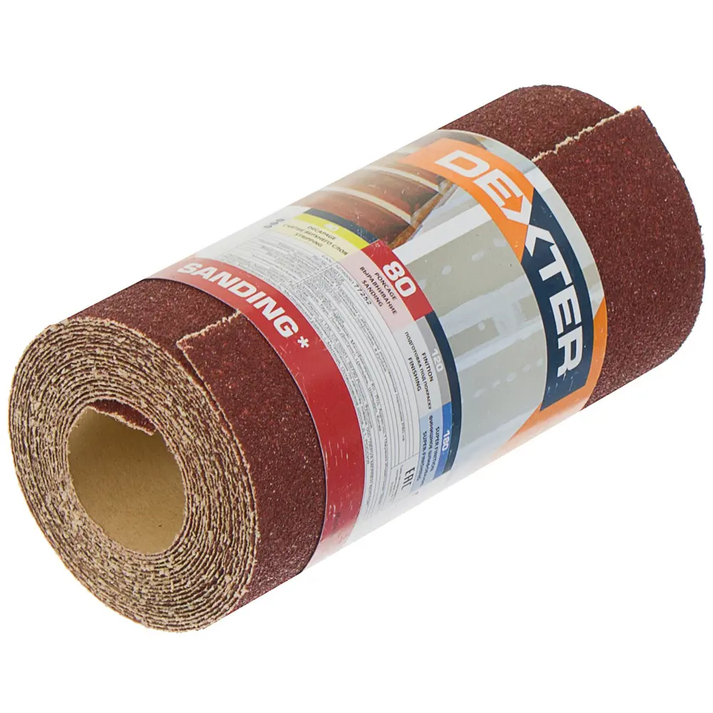 Абразивный рулон Dexter P80 для шлифовки деревянных поверхностей 18783867 STLM-0012673 - Вид №2