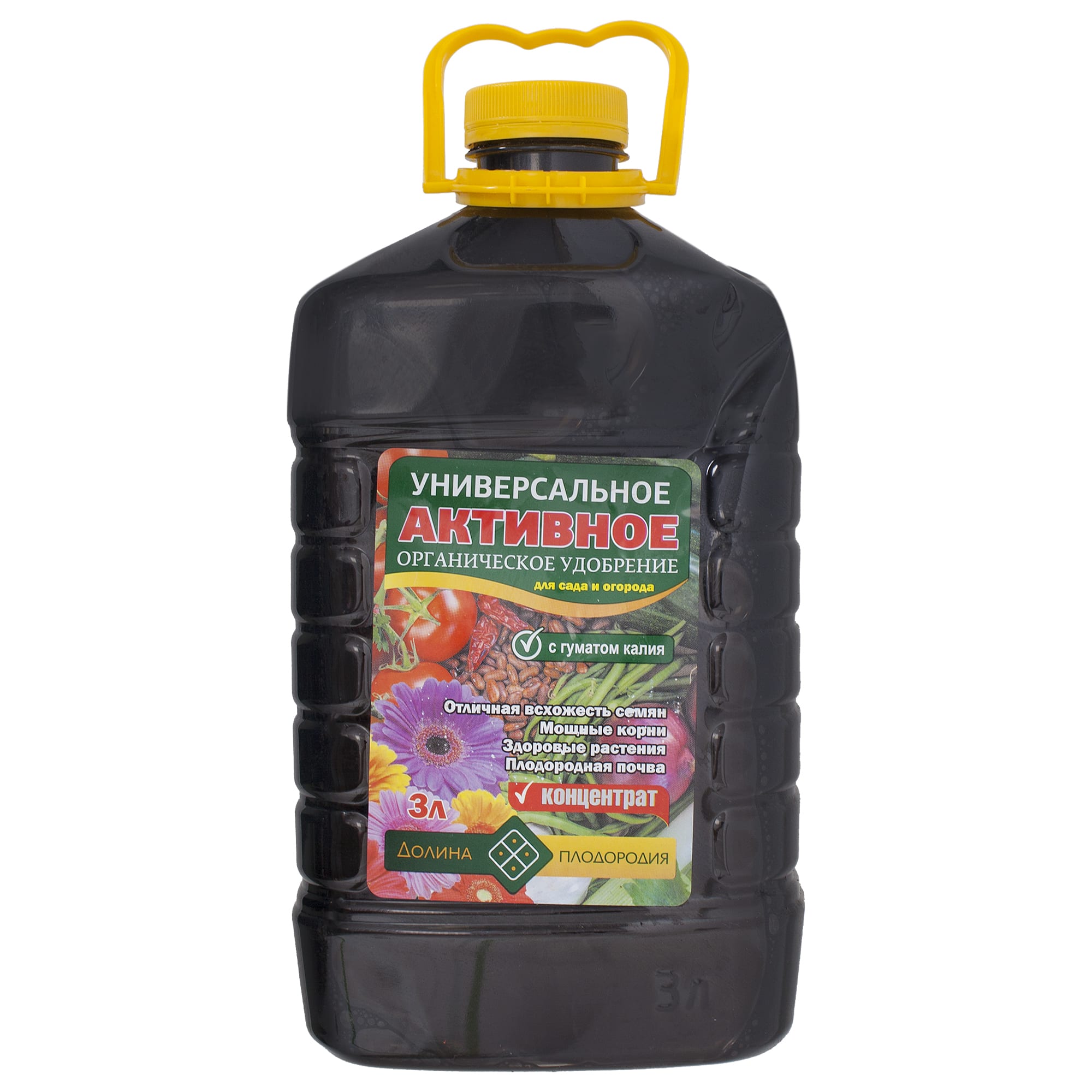 18399363 Удобрение «Долина плодородия» органическое универсальное 3 л Santreyd 