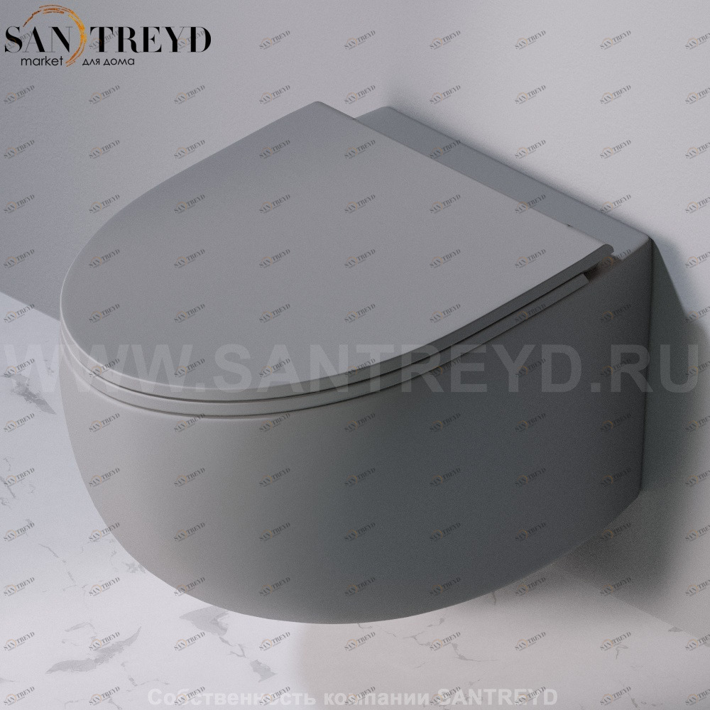 S555T0R0V6.116 Подвесной унитаз настенный Серый A. e T. Italia Dot Италия AeT ITALIA DOT 2.0