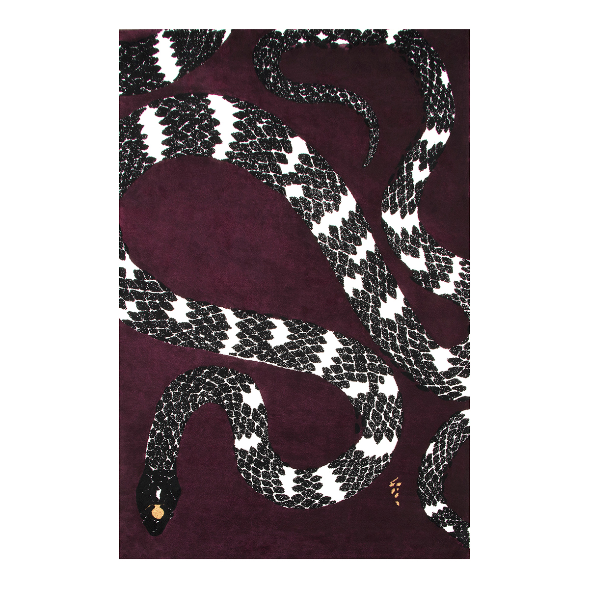 Softgoods Snake 8 Rug Covethouse RUG SOCIETY 