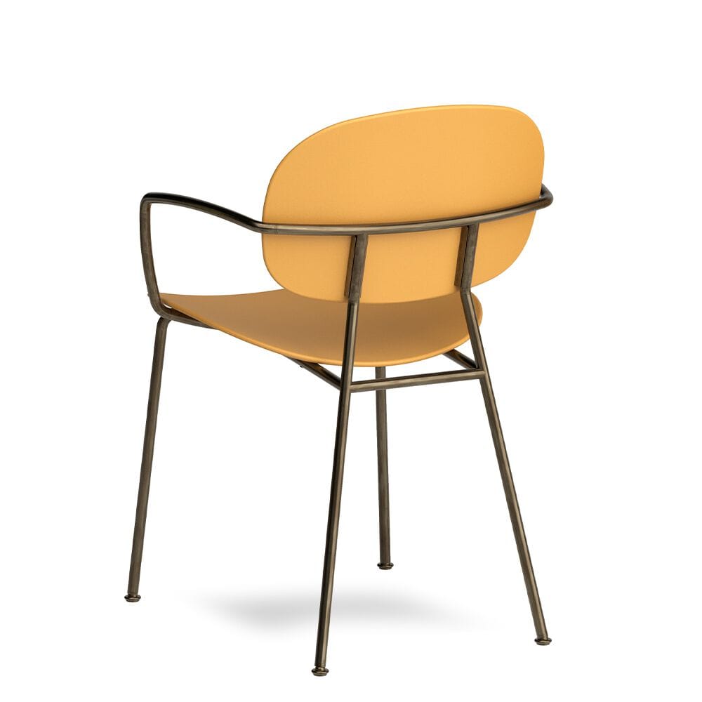 Полипропиленовый стул с подлокотниками Infiniti круглый ARCH-00048520 - Вид №2