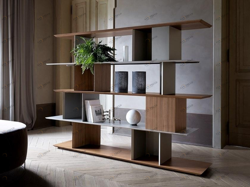 Ronda Design Модульный отдельно стоящий открытый книжный шкаф Libera sun-id-1456644