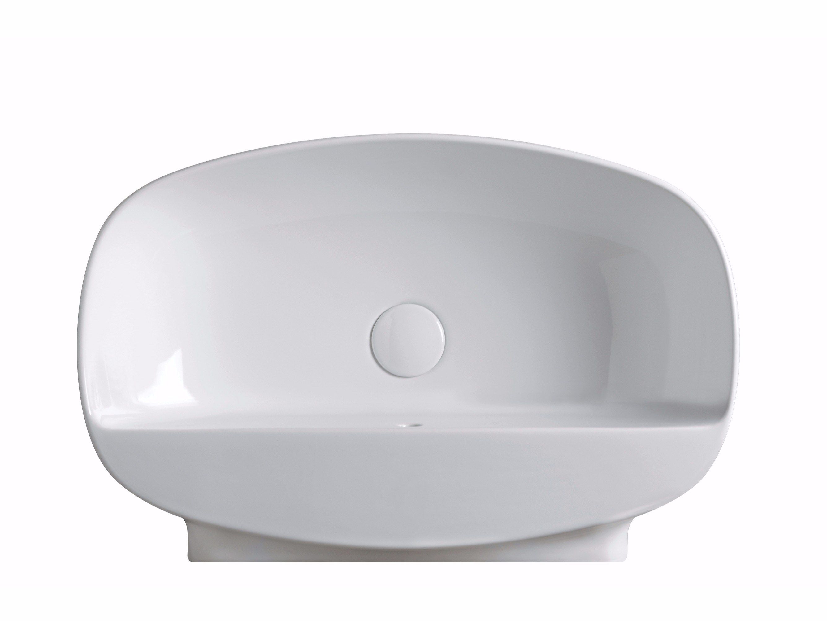 Керамическая овальная подвесная раковина Ceramica Flaminia обнаженная ARCH-00116423 - Вид №16