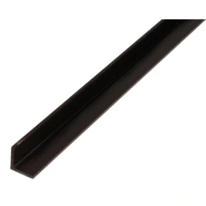 Уголок ПВХ 15x15x1.2x1000 мм цвет черный 10893172 STLM-2140557