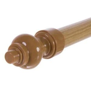 Карниз двухрядный 240 см металл/пластик цвет дуб