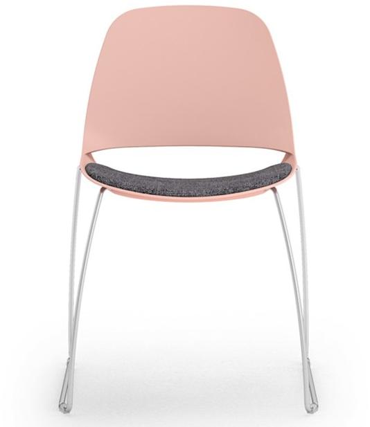 Leyform Санный стул из стали и полипропилена Cosmo 0315w - Вид №1