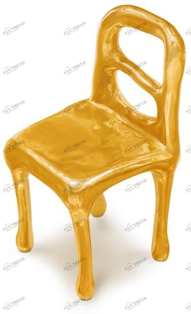 Scarlet Splendour Стул из латуни Fools' gold sun-id-1428062