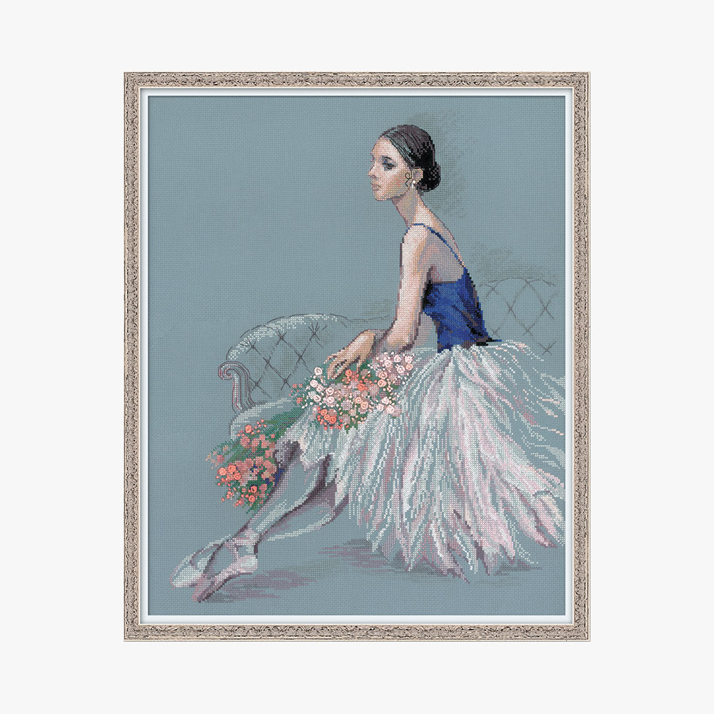 100/054 Набор для вышивания Балерина 22,5 х 28,5 см RIOLIS Premium