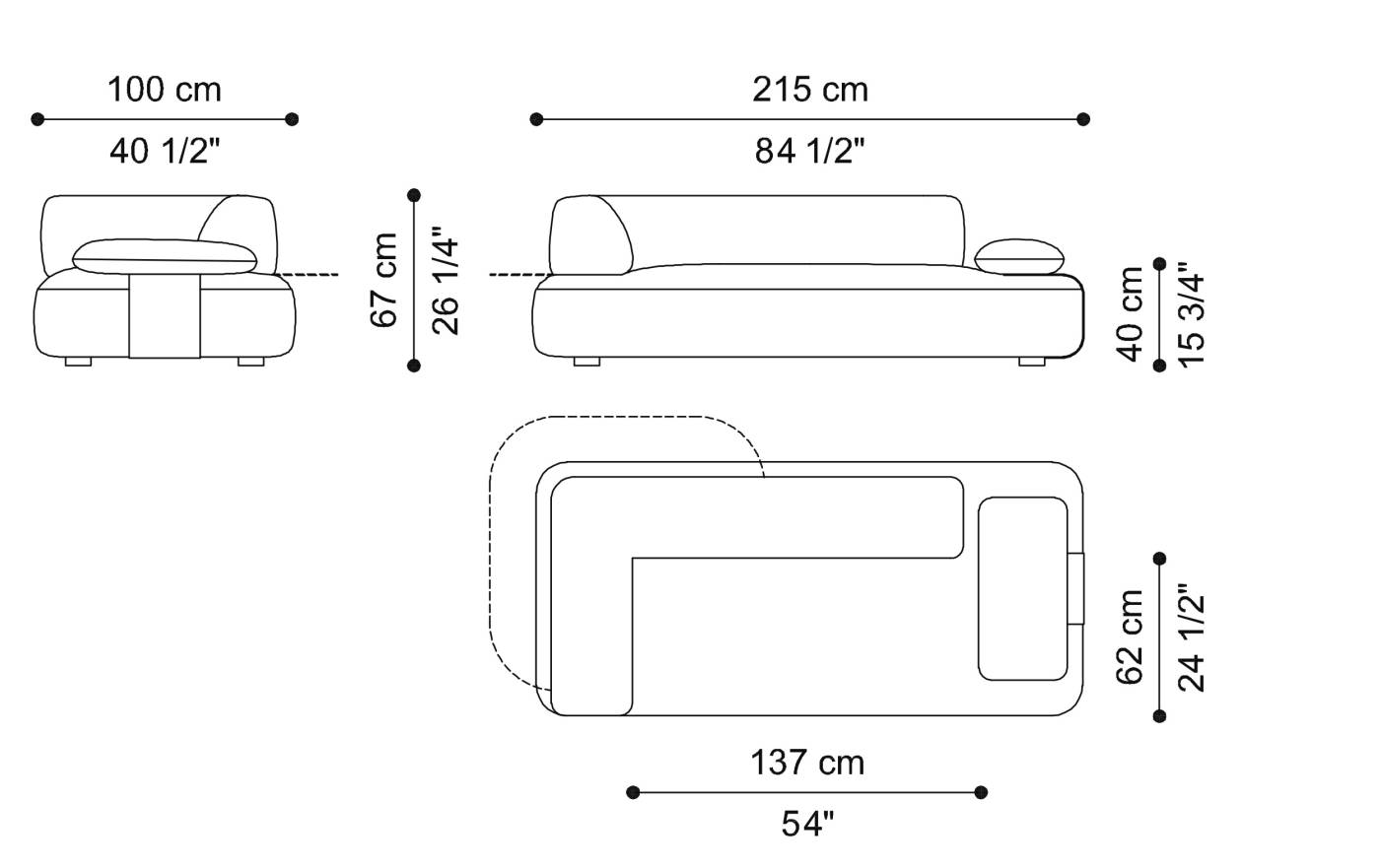 Диван из нубука Gianfranco Ferré Home Сиэтл ARCH-00011599 - Вид №10