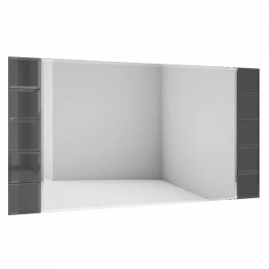 Зеркало настенное венецианское с фацетом серое "Трэнди-3" GRAUM ДИЗАЙНЕРСКИЕ 304112 Серый