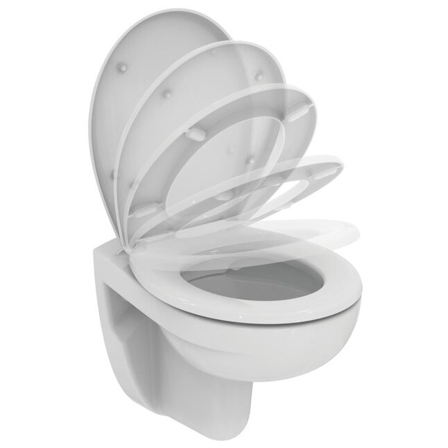 W303001 Сидение и крышка с функцией плавного закрытия ECCO- Ideal Standard EUROVIT - Вид №1