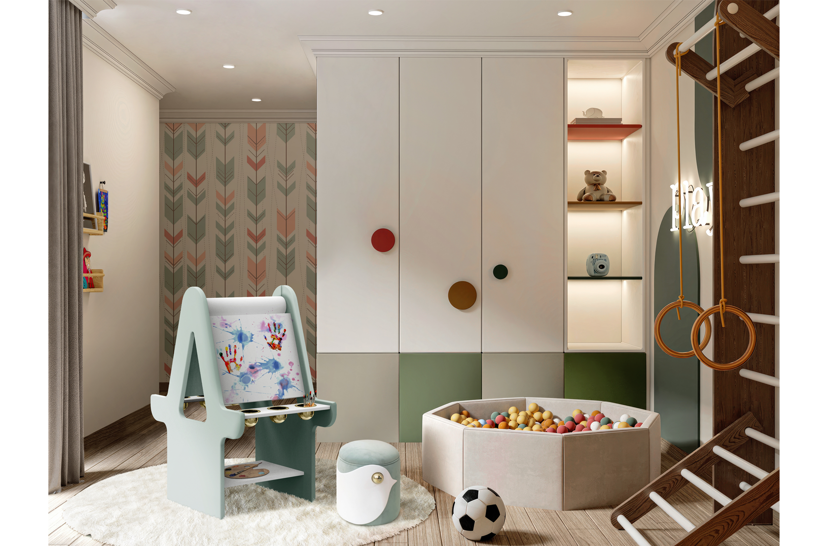 CIST555 Детские ковры Облако Circu  - Вид №2