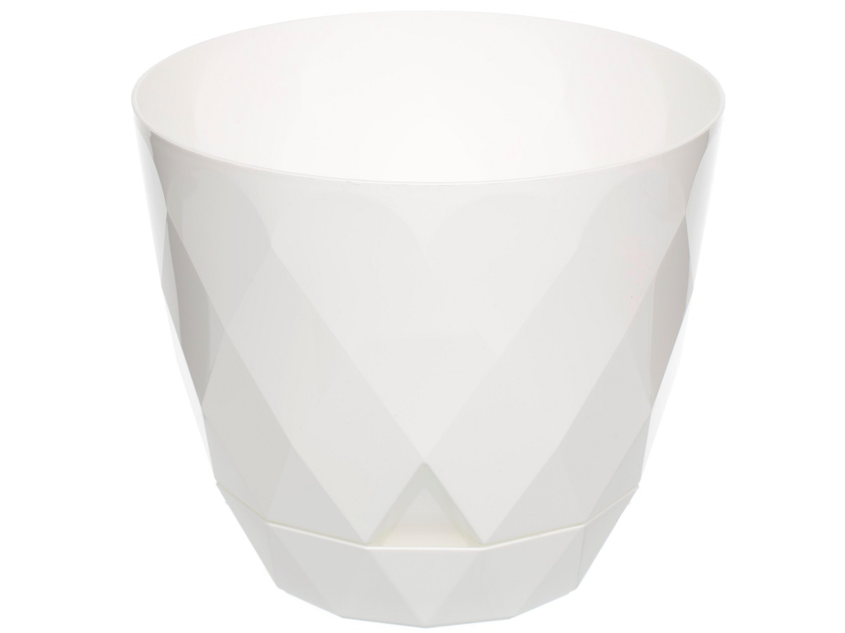 Горшок для цветов Rico 2.4L White NAVAKO 16028