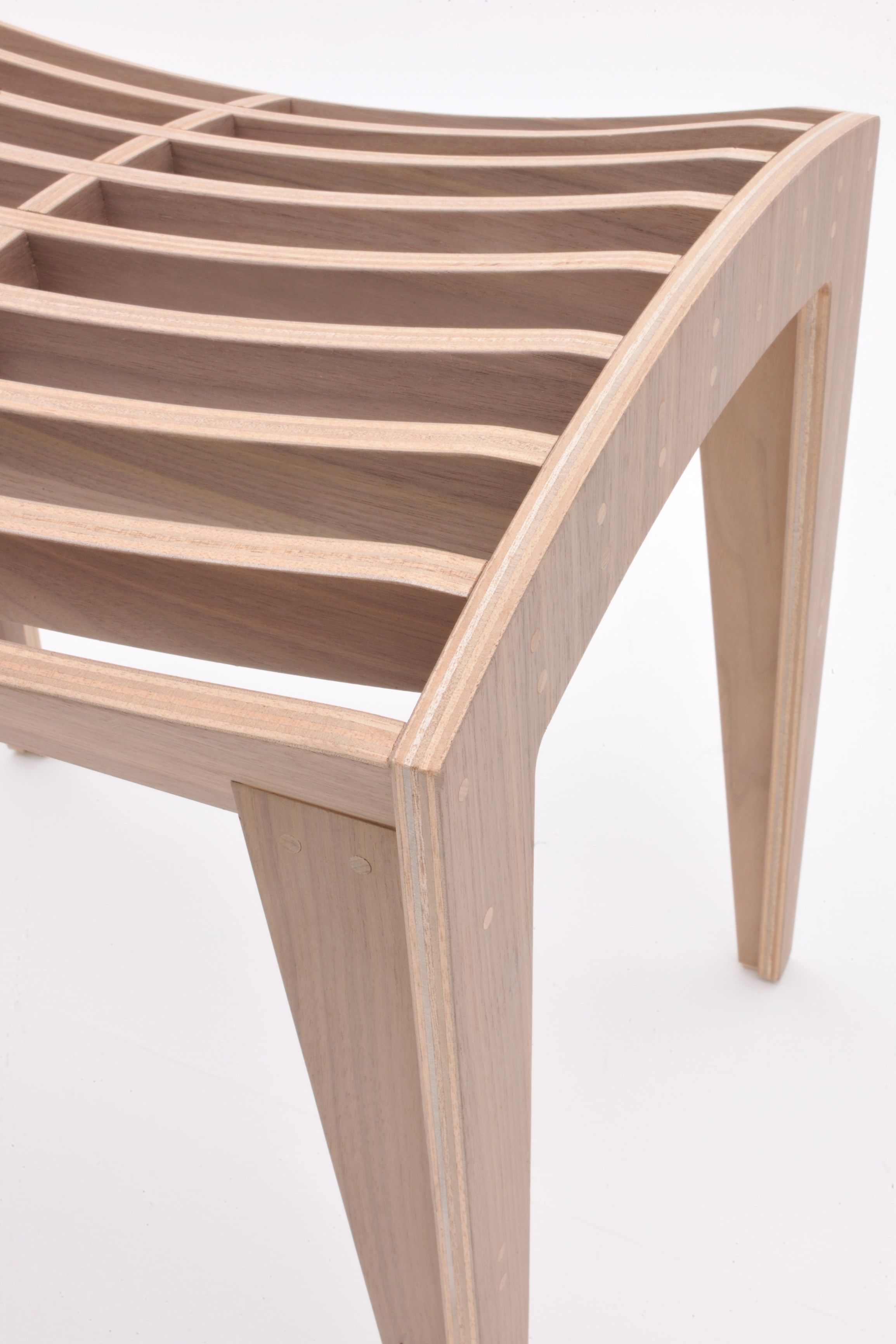 Низкий стул грецкого ореха Morelato ноль ARCH-00032076 - Вид №3