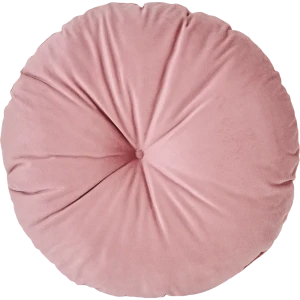 Подушка Бархат ø37 см цвет пыльная роза