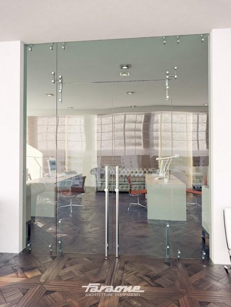 FARAONE Фурнитура для стеклянной распашной двери Vetrodivide sun-id-1492086 - Вид №1