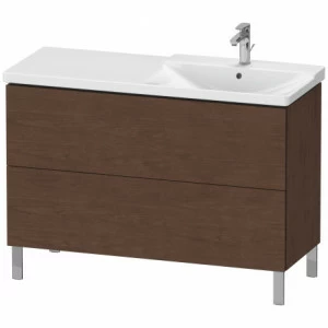 LC660301313 Тумбочка напольная L-Cube #LC6603 1220 x 481 мм Американский орех, натуральный шпон