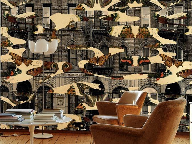 GLAMORA Моющиеся виниловые обои Camotartan sun-id-1467240