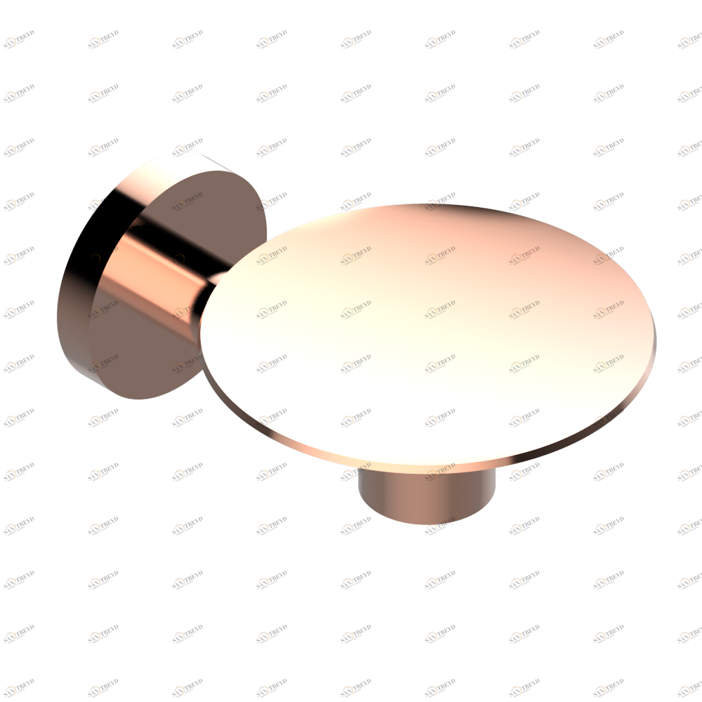 G7E-546 Мыльница настенная Ø 100 мм Thg-paris Dean Розовое золото G7E-546 CAT.F