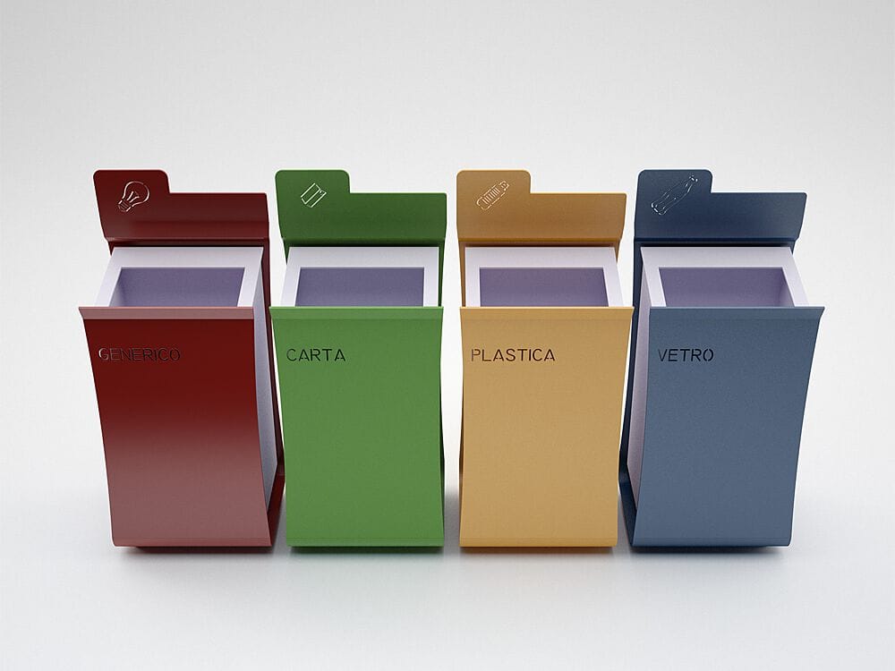 Стальные стойки для мусора на открытом воздухе CITYSì FOLDER ARCH-00146794