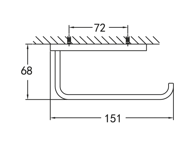 Держатель туалетной бумаги ART&MAX MAXIMA AM-F-8921 - Вид №1