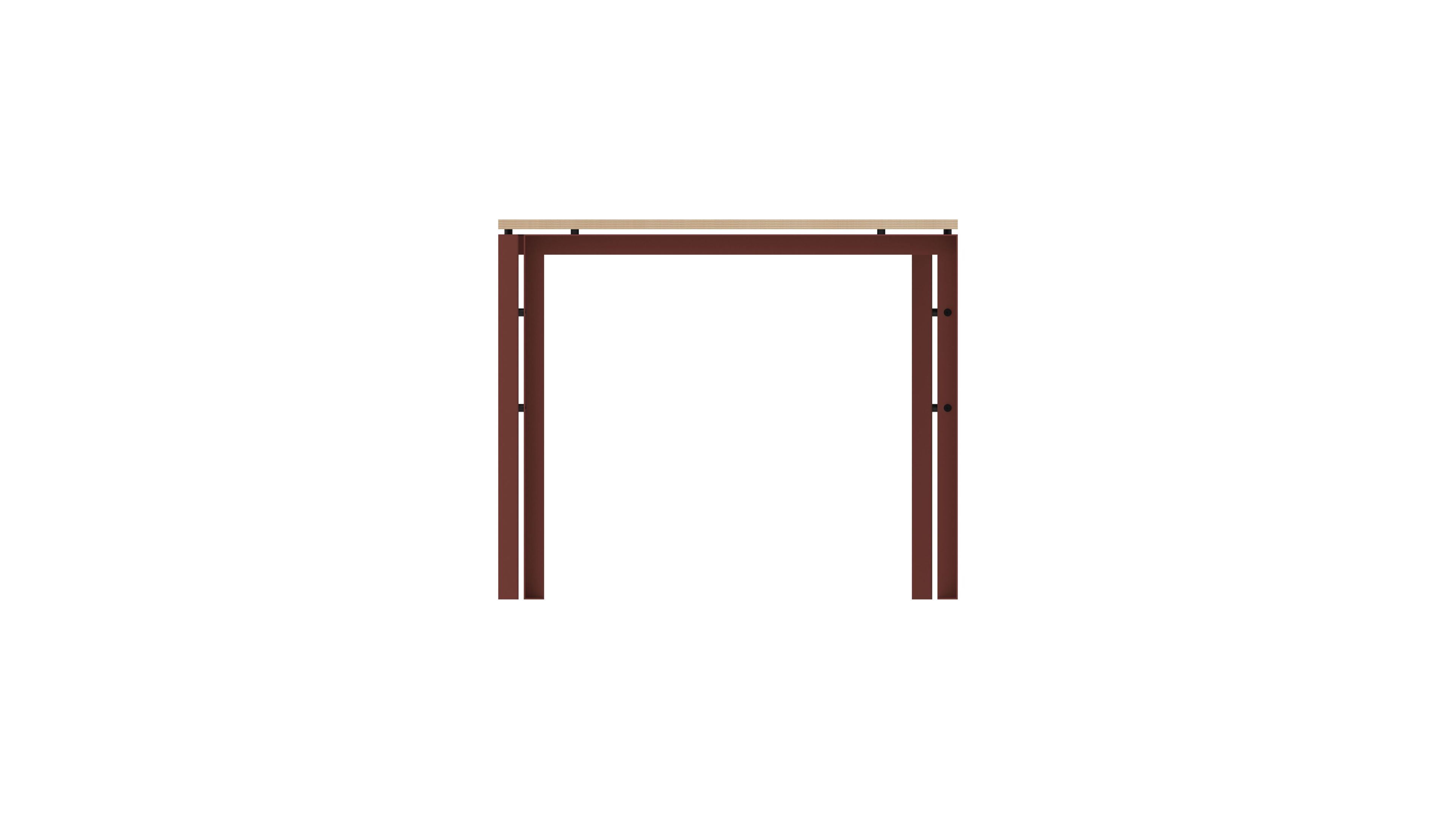 Прямоугольный стол из стали и дерева FUNCTIONALS WT-TABLE ARCH-00093437 - Вид №33